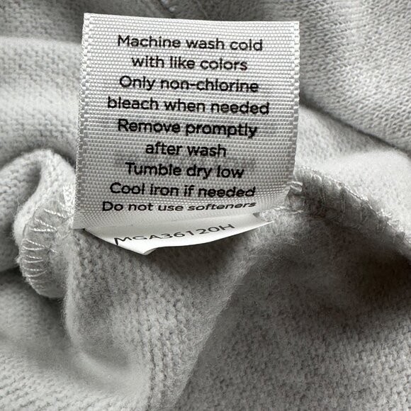 Walter Hagen Mens Clubhouse Midweight 1/4 Zip Golf Pullover Sweater L/Gray Sz S - Picture 10 of 11